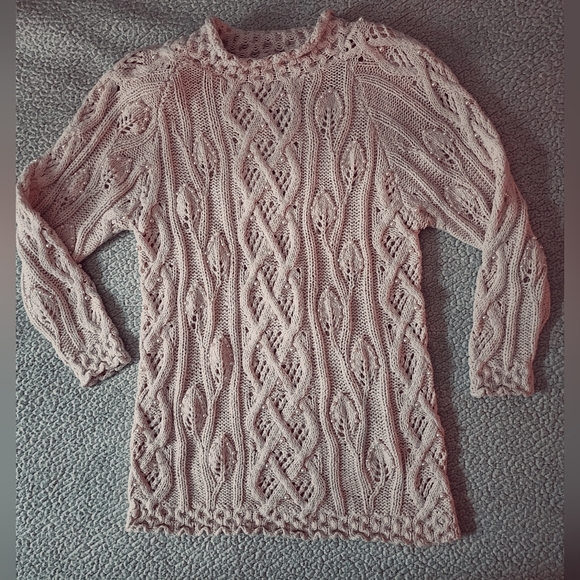 Yarn Works Hand Knit Petite Sweater Dress - Picture 2 of 11